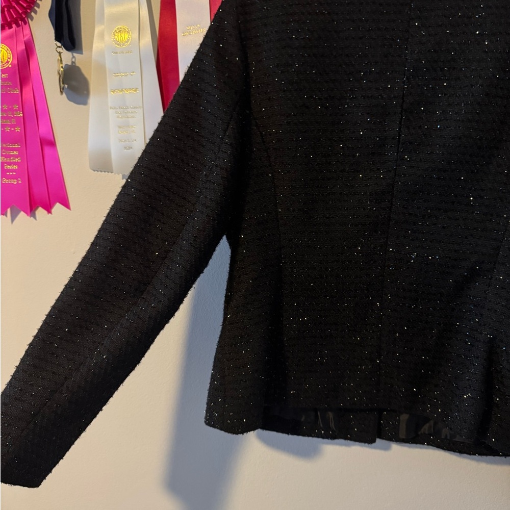 Covington Black Blazer Structured Professional Ja… - image 3